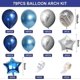 thumbnail image 2 of UBIUO Blue Balloon Garland Arch Kit, Navy Blue Balloon Arch Kit Balloon Garland Kit with Silver Grey Latex Balloons Agate Balloons for Birthday Gradua, 2 of 4