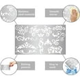 thumbnail image 5 of 2 Styles 6 Metal Flowers and Vines Stencil Templates Reusable Floral Vine Drawing Journal Cactus Finds Small, 5 of 9