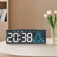thumbnail image 2 of AFQH USB Powered Multifunctional Alarm Clock with Temperature and Date Display, 2 of 11