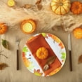 thumbnail image 4 of 12PCS Thanksgiving Round Plates 7" Disposable Dinner Thanksgiving Paper Plates Give Thanks Party Autumn Paper Plate Fall Harvest Platters Holiday Decor, 4 of 6