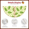 thumbnail image 3 of Balery Green Peas Printed Christmas Tree Skirt , Merry Christmas Party Christmas Tree Decoration,Adjustable Tree Skirt-48", 3 of 6