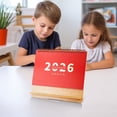 thumbnail image 6 of Ycandiee Small Desk Calendar 2026, Standing Flip Desktop Calendar from Now to Dec 2026, Monthly Desktop Calendar for Home Office School, 6 of 6