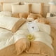 thumbnail image 3 of Xiao Hua Juego de sábanas, juego de sábanas y fundas de almohada, juego de cama individual, ropa de cama de hotel, decoración del hogar (blanco), 3 of 5