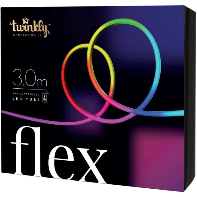 Twinkly Flex Tubo de luz flexible controlado por aplicación con LED RGB Twinkly Twinkly Flex