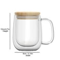 thumbnail image 3 of Double Wall Mug with Bamboo Lid 350ml Set of 2, 3 of 3