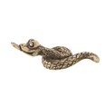 thumbnail image 2 of Estatua de serpiente pequeña, regalo para un amigo, recuerdo, decoración de mesa realista., 2 of 9