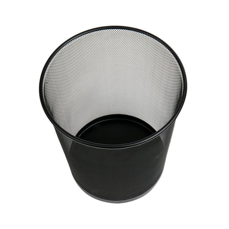 Mind Reader Mesh Trash Can, Set of 3, Waste Paper Basket Mind Reader Mesh Trash Can, Set of 3, Waste Paper Basket
