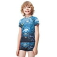 thumbnail image 2 of Finding Nemo Boys 2-Piece Swimsuit Set, Short Sleeve Rash Guard & Swim Trunks, 2 of 7