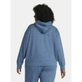 thumbnail image 3 of Athletic Works Women's and Women's Plus ButterCore Zip Up Hoodie, Sizes XS-4X, 3 of 6