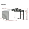 thumbnail image 4 of Arrow 20 x 12 x 7 ft Eggshell Carport With 1 Side Wall Kit, 4 of 16