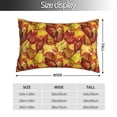 thumbnail image 2 of Salouo Autumn Mosaic Maple Leaves Pattern Pillow Cases,1PC Pillow Covers with Envelope Closure Decorative Pillow Case for Bed Couch,Pillows Not Included-20"x30", 2 of 6