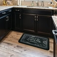 thumbnail image 4 of Black and White Kitchen Rugs, Farmhouse Kitchen Rugs, Fun Kitchen Rug with Words, Kitchen Standing Mats, Kitchen Runner Rugs Non-Skid Washable, Kitchen Sink Rug, Black Kitchen Mats for Floor 2 Piece, 4 of 6
