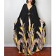 thumbnail image 1 of 2022 Maxi vestido estampado túnica de manga de murciélago primavera otoño vestido de playa Casual de talla grande mujeres ropa de playa Kaftan Cover-ups Q XianweiShao 8390613970794, 1 of 1