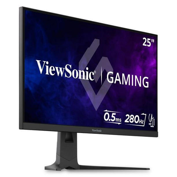 ViewSonic XG2536 Monitor para juegos IPS de 25 pulgadas, 1080p, 0,5 ms, 280 Hz, con FreeSync Premium, iluminación RGB, ergonomía avanzada, HDMI 2.0, DP y USB-C de 65 W