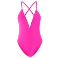 thumbnail image 4 of European And Border Solid Color V Neck Conservative Swimsuit Men's Swim Shorts Shaver For Swimsuit And Latex Bikini Sheer Bikini Blue Swimsuit Neon Football Shorts Woman Bikini Set Hot Bikini High, 4 of 8