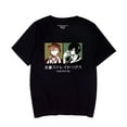 thumbnail image 4 of Nakajima Atsushi T-shirt dazai osamu T-shirt round neck summer loose black and white top, 4 of 4