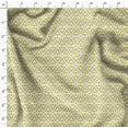 thumbnail image 4 of Soimoi Cotton Poplin Fabric Ogee Damask Print Fabric by Yard 56 Inch Wide, 4 of 5