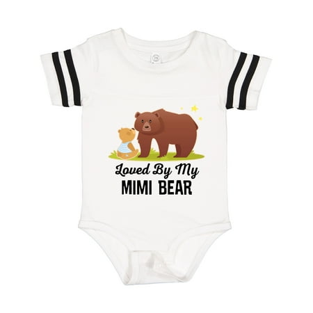 

Inktastic Mimi Bear Loves Me Grandbaby Gift Baby Boy or Baby Girl Bodysuit