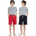 thumbnail image 2 of HiddenValor Boys Girls Cotton Pajama Shorts with Pockets for Kids, 2 of 5