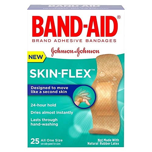 Band-Aid Brand Skin-Flex Adhesive Bandages, All One Size, 25 ct