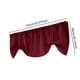 thumbnail image 5 of Cortinas cortas para decoración de interiores de ventanas y dormitorios. borgoña, 5 of 9
