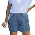 thumbnail image 2 of Stephy Women's Loose Wide Leg Denim Shorts Denim Shorts Casual Fashion Shorts Hot Pants Jean Shorts for Women, Blue, XXL, 2 of 7