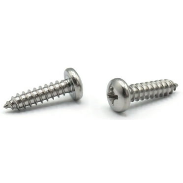 #6 x 1 3/4" Type AB Self-Tapping Screws / Phillips / Pan Head / Steel / Zinc - 3000 Piece Carton