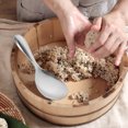 thumbnail image 4 of Paleta de arroz de acero inoxidable, cuchara de arroz de metal, espátula para cocina, hogar y restaurante., 4 of 6
