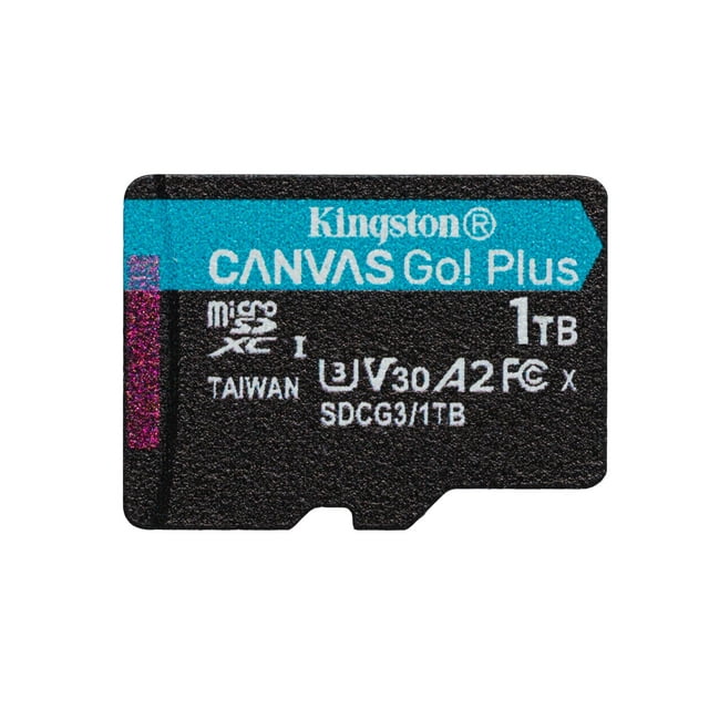 Tarjeta de memoria Kingston Canvas Go! Además, microSD de 1 TB, clase 10