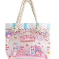 thumbnail image 4 of Sanrio-Bolso de mano impermeable para mujer, bolsa de mensajero de Anime Kawaii, a la moda, para playa, Mymelody, mochila para exteriores, 4 of 4