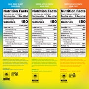 BUILT Bar Sour Puff Protein Bars, Variety Pack, Gluten Free, Sour Candy Snacks - 12ct