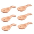 thumbnail image 4 of TAILTOSS 6-Piece Wooden Spoons Set Small Scoop Feeding Utensils for Home Cooking and Mealtime, 4 of 8