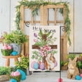 thumbnail image 3 of Easter Cross Garden Flag for Outdoor,He is Risen Religious Cross with Bunny Eggs Flowers Yard Flag,Small Spring Decors for Outside Farmhouse Holiday 12x18 Double Sided, 3 of 6
