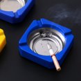 thumbnail image 5 of Stainless Steel Ashtray with Cigarette Holders - Multipurpose Indoor Outdoor Use for Home, Office, Car, Patio, Easy Clean & Modern Design, A, 5 of 9