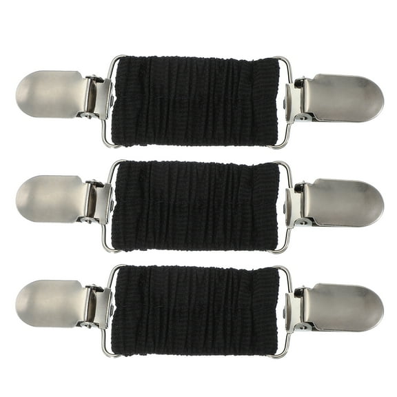 3Pcs Dress Clips Back Cinch, Retro Sweater Clips Cardigan Clips for Different Women Clothing(12x3.3x0.9cm,Grey)