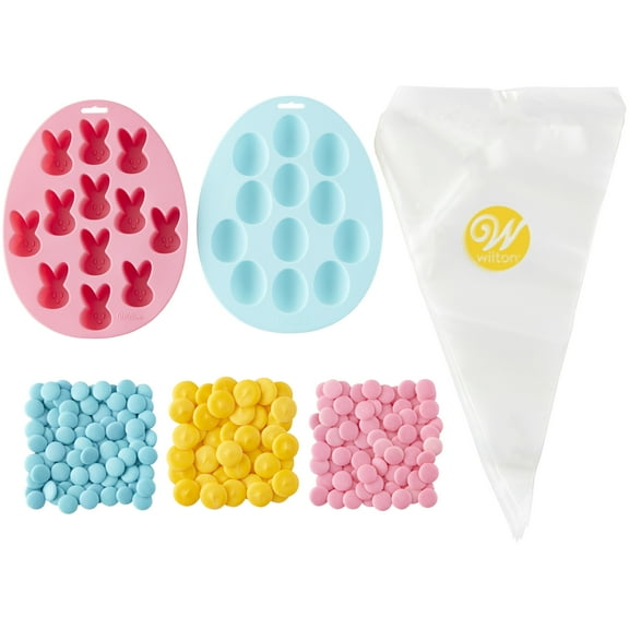 Wilton Easter Treat Molds and Candy Melts® Candy Making Set, 6-Piece