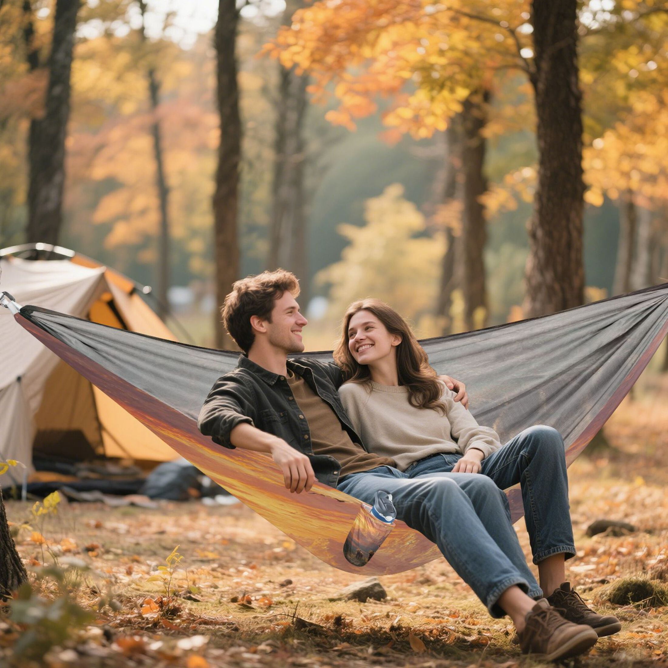 Hammock Camping Hammock Nylon Portable Hammock Travel Camping Hammock Majestic Bear Family