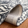 thumbnail image 5 of SAFAVIEH Abstract Constantine Damask Wool Area Rug, Ivory/Navy, 3' x 5', 5 of 11