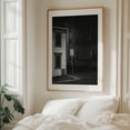 thumbnail image 5 of One Way, Hudson - Hudson New York Photography Black and White Architecture Street Photography Nightlife Cityscape Minimalist Vintage Oak Framed Wall Art Print 9 x 12 inches, 5 of 12