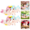thumbnail image 2 of 8 Pcs Mini Figurines de Licorne en Résine Miniatures Décorations de Gâteau en Forme de Licorne Style Mixte, 2 of 8