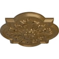 thumbnail image 3 of Ekena Millwork 20"OD x 1 3/4"P Bonetti Ceiling Medallion (Fits Canopies up to 5 1/8"), Hand-Painted Pale Gold, 3 of 6
