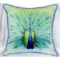 thumbnail image 4 of Betsy Drake ZP758 Peacock Throw Pillow- 22 x 22 in., 4 of 4