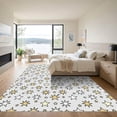 thumbnail image 3 of ODIKA 6'x9' Machine Washable Non-Slip Area Rug, Geometric Grey High Traffic Rug, Grey, 1309701, 3 of 7