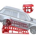 thumbnail image 5 of DSstyles Vehicle Ramps Heavy-Duty Hydraulic 5T Steel Car Ramps 10,000lb Max Load - Red 2 Pack, 5 of 7