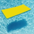 thumbnail image 1 of Colchoneta flotante para el agua, manta de agua, balsa flotante de 2 capas para piscina, colchón flotante de alta densidad, colchón flotante para exte Amarillo verde, 1 of 8