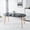 Black + Oak+MDF, variant on Black Extensible Dining Table with Wood Leg – 3-in-1 Expanding Table 39.4" to 70.9" for Kitchen, Office, Coffee, MDF Top