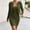Army Green, variant on Womens Ribbed 2 Piece Set Bodycon Mini Slip Dress With Cropped Button Long Sleeve Cardigan Solid Color Casual Soft Comfy Outfits for Work Party Wear Purple S