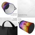 thumbnail image 2 of Fotbe Palm Trees at Sunset Cesto de Ropa con Asas, Cesto Impermeable de Gran Capacidad, Bolsa de Lavado para Dormitorio, Cesto de Ropa con Ruedas y Asas-Medium, 2 of 6