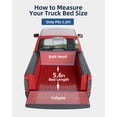 thumbnail image 5 of Garvee Soft Roll-Up Truck Tonneau Cover, Vinyl, Black, 5.7 Ft/67.4 inch, 1 Piece, 5 of 7