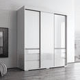 thumbnail image 3 of Monaco 3 Door Modern 71" Wardrobe, 3 of 6